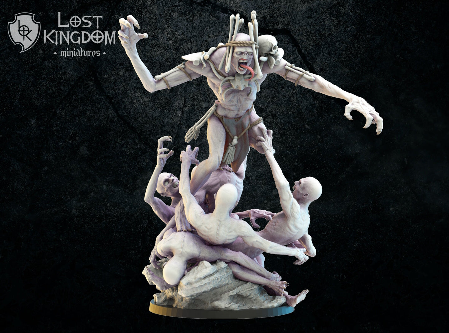 Lost Kingdom Undead pirate ghoul hero 3D PRINTED MINIATURES