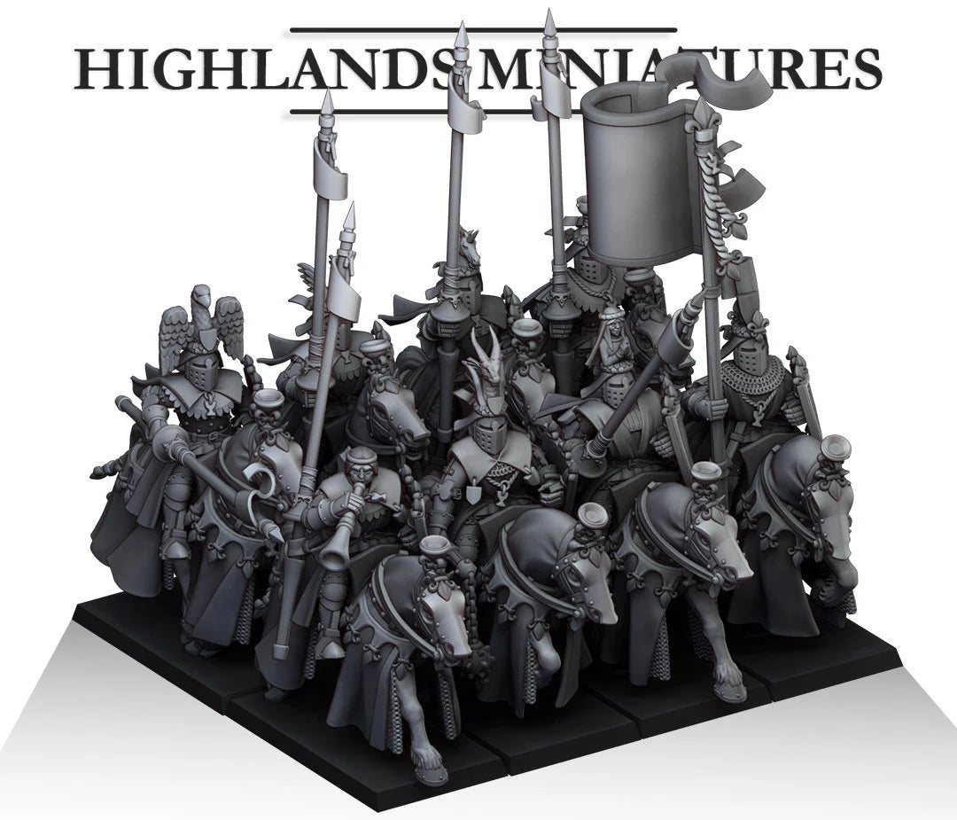 Galia Grail knights unit x10 from Highland miniatures 3D PRINTED MINIATURES