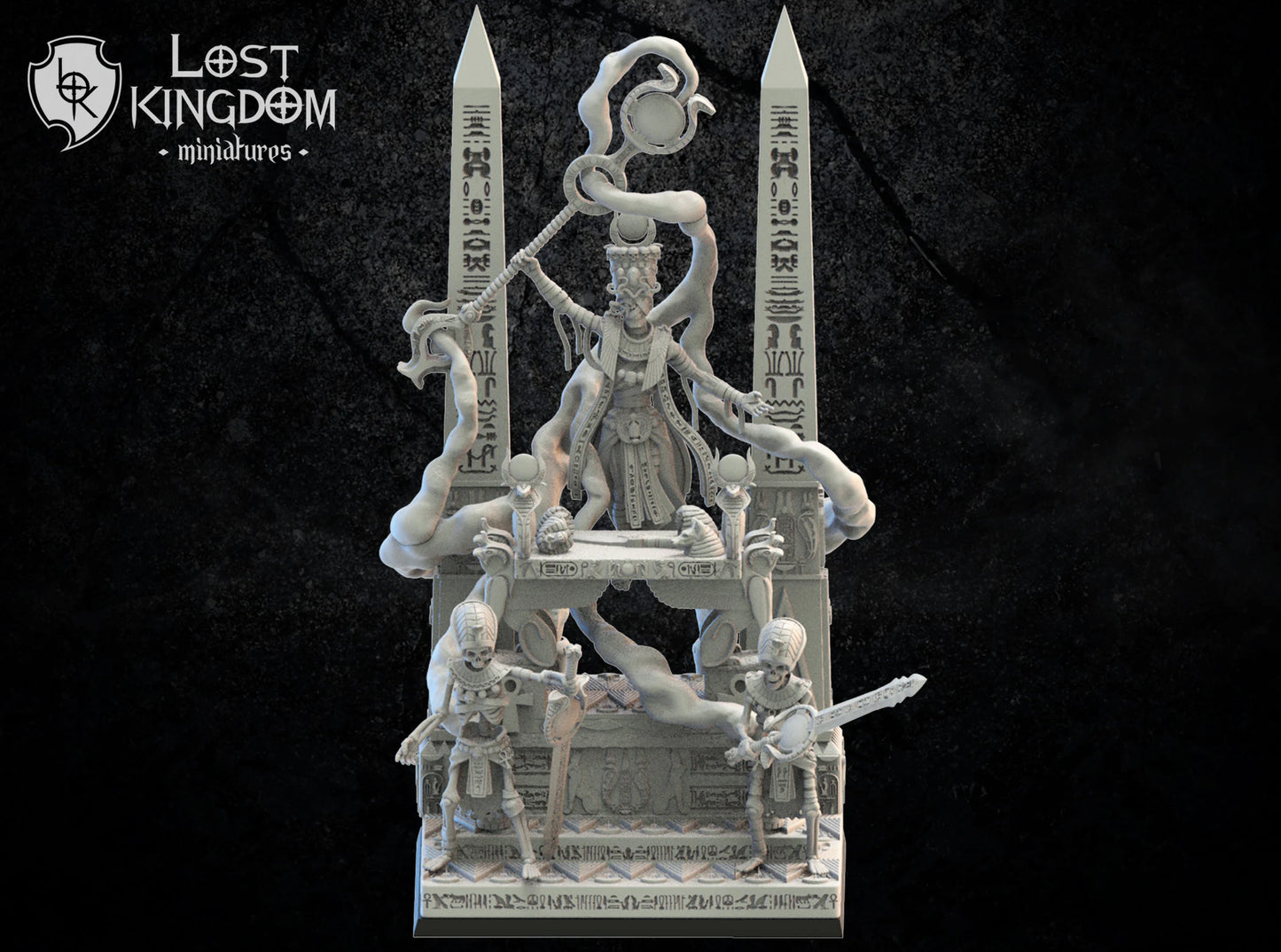 Lost Kingdom Undead Amenophis 3D PRINTED MINIATURES