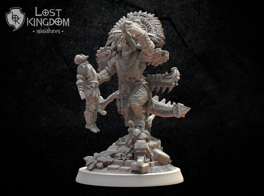 Lost Kingdom lizardmen saurian hero 3D PRINTED MINIATURES