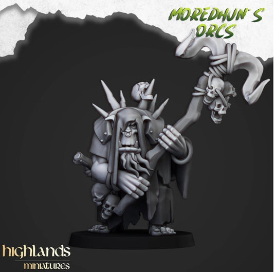 orc shamen 1 from Highland miniatures 3D PRINTED MINIATURES