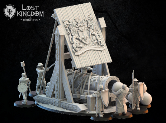 Lost Kingdom Kingdom of Mercia, Bombard cannon 3D PRINTED MINIATURES