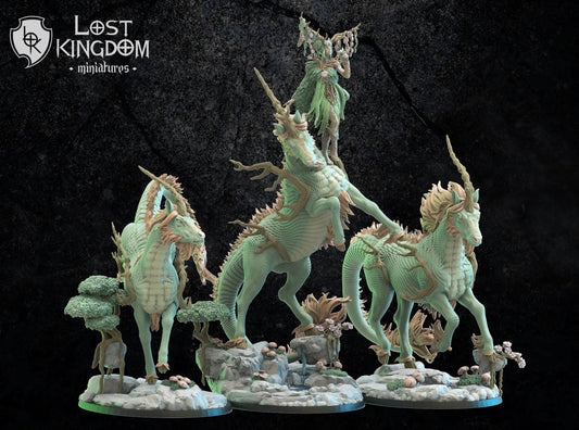 Lost Kingdom Miniatures kirin X3 3D PRINTED MINIATURES