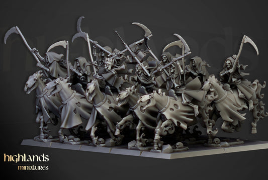 Spectral cavalry unit x10  from Highland miniatures 3D PRINTED MINIATURES