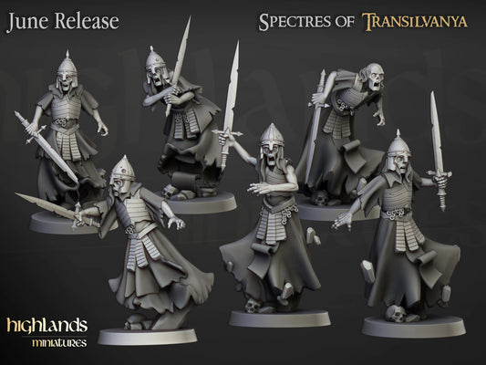 Wraith unit x10  from Highland miniatures 3D PRINTED MINIATURES