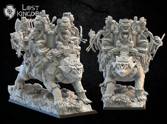 Lost Kingdom lizardmen Ayokalotl swarm 3D PRINTED MINIATURES