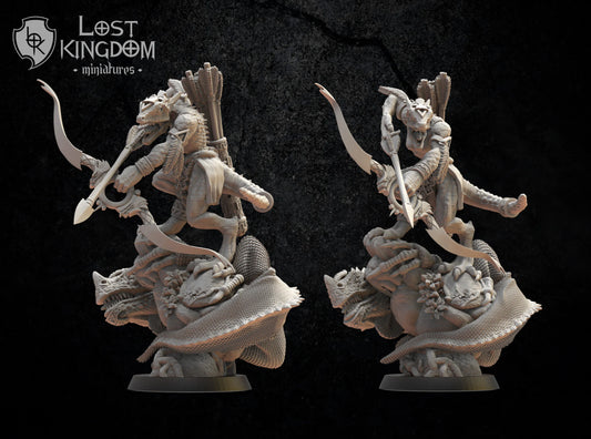 Lost Kingdom lizardmen skink hero 3D PRINTED MINIATURES