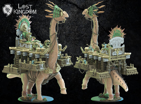 Lost Kingdom lizardmen ancient beast 3D PRINTED MINIATURES