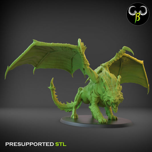 Beastmen Manticore from Clay Beast Creation 3D PRINTED MINIATURES