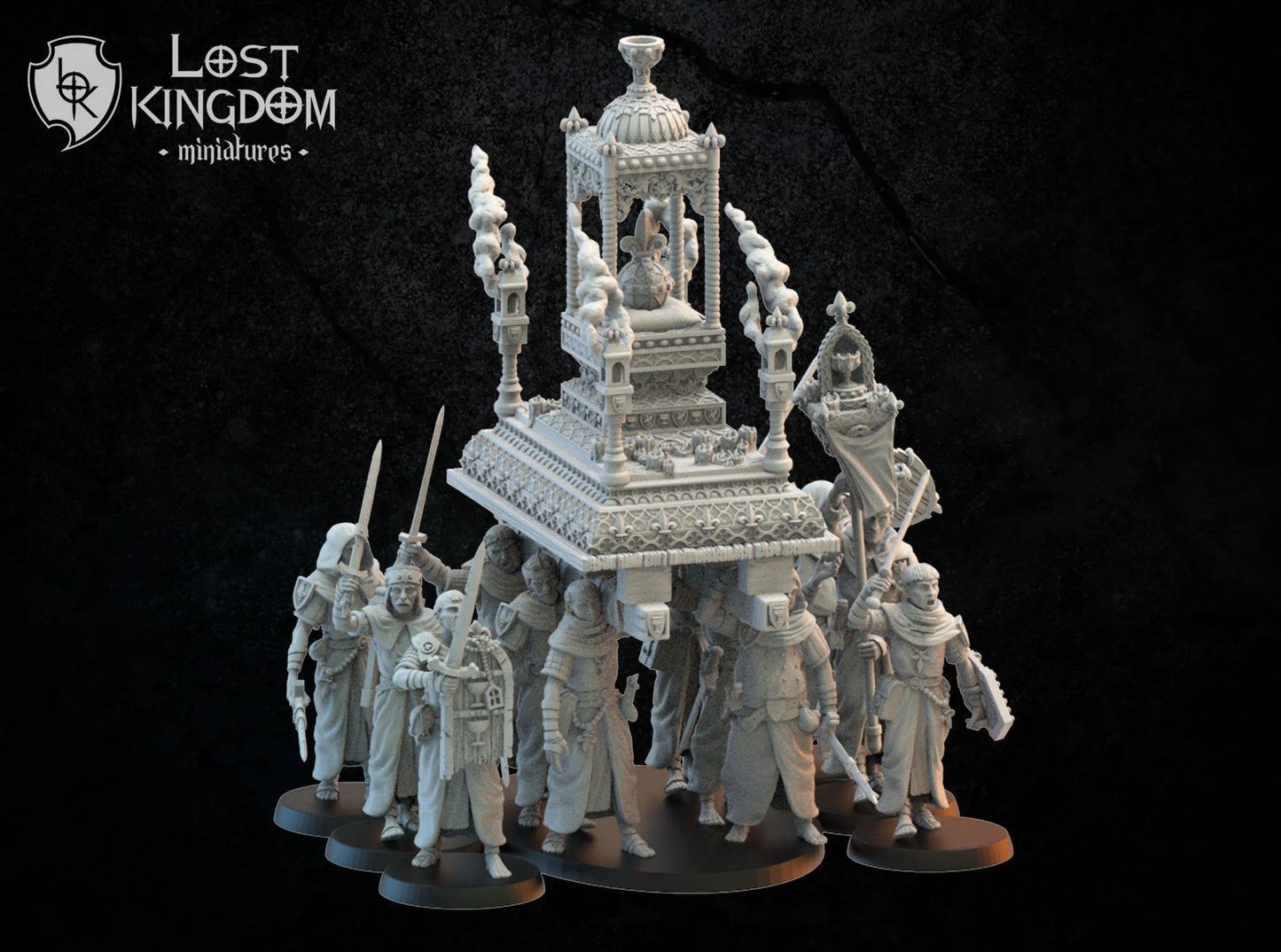 Lost Kingdom Kingdom of Mercia, Sacred Shrine 3D PRINTED MINIATURES