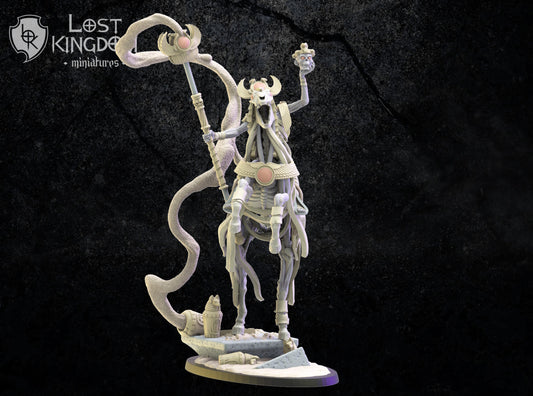 Lost Kingdom Undead mounted wizard priest 3D PRINTED MINIATURES