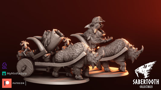 ogre boomwagon from Sabertooth collectibles 3D PRINTED MINIATURES