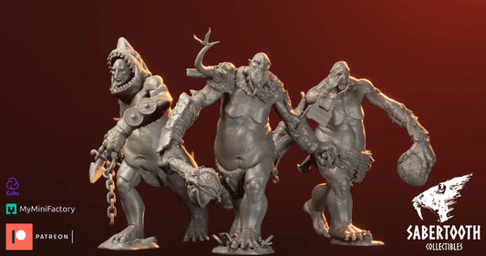 mega giant x3 from Sabertooth collectibles 3D PRINTED MINIATURES