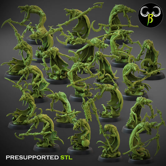 Ratmen Mist rats x10 from Clay Beast Creation 3D PRINTED MINIATURES