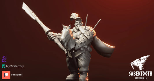 Ogre man eater knight from Sabertooth collectibles 3D PRINTED MINIATURES