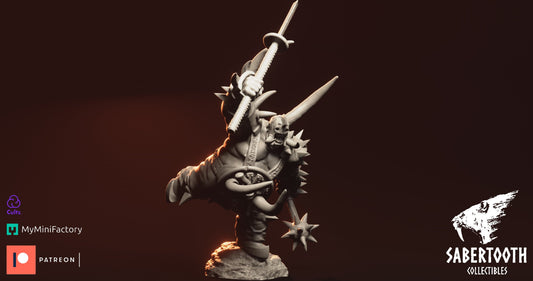 Ogre tyrant from Sabertooth collectibles 3D PRINTED MINIATURES