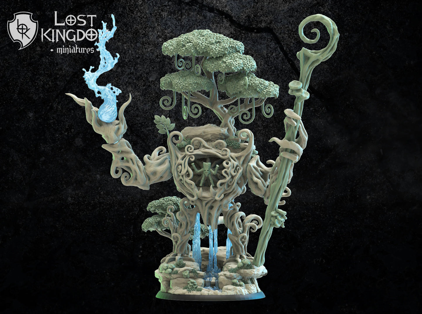 Lost Kingdom Miniatures wood elf Tree lord 3D PRINTED MINIATURES