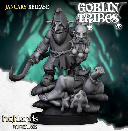 Goblin hero from Highland miniatures 3D PRINTED MINIATURES