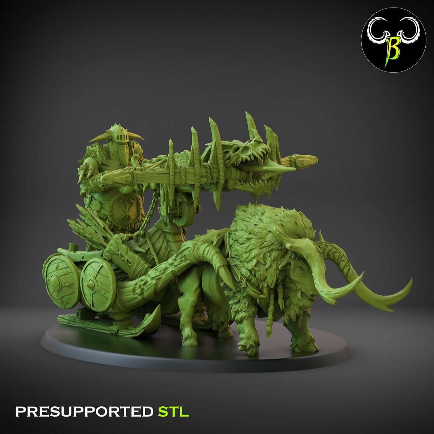 Ogre warmachine from Clay Beast Creation 3D PRINTED MINIATURES