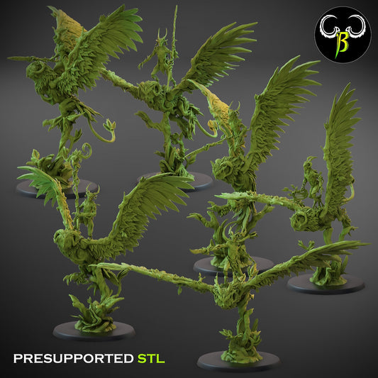 Wild riders with sword and shields x6 from Clay Beast Creation 3D PRINTED MINIATURES