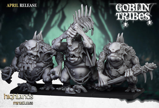 Swamp troll unit x3 from Highland miniatures 3D PRINTED MINIATURES