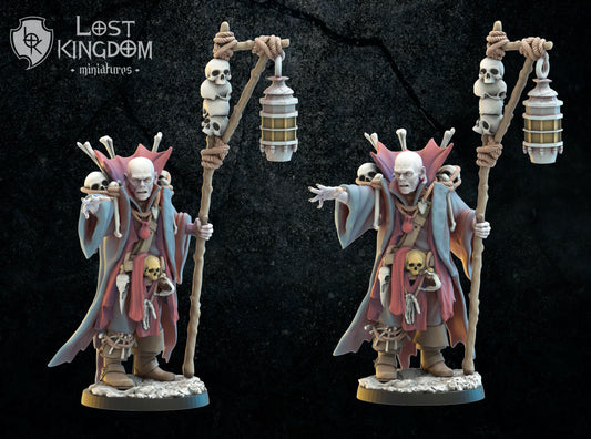 Lost Kingdom Undead pirate necromancer 3D PRINTED MINIATURES