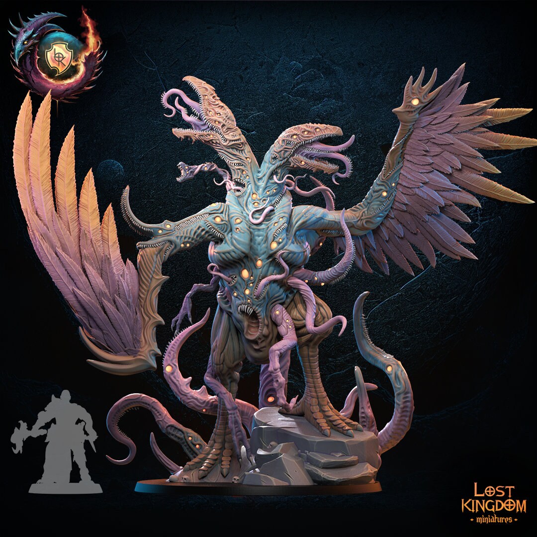 Lost Kingdom chaotic change great demon 3D PRINTED MINIATURES