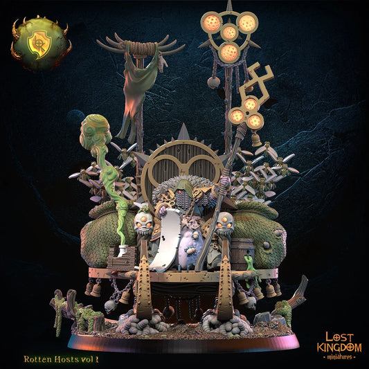 Lost Kingdom chaotic plague sleigh 3D PRINTED MINIATURES
