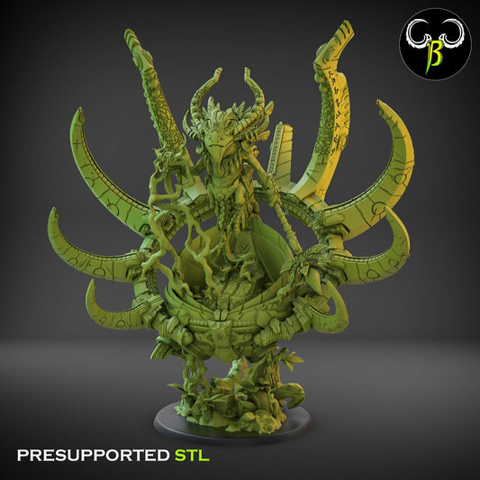 Lizardmen prophet of the nexus from Clay Beast Creation 3D PRINTED MINIATURES