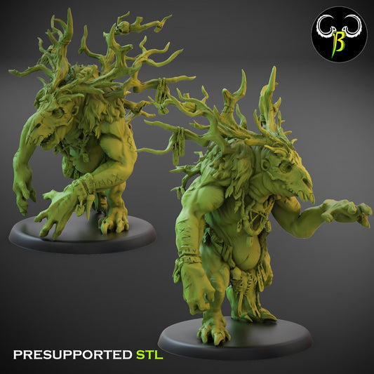 Ogre wendigore x2 from Clay Beast Creation 3D PRINTED MINIATURES