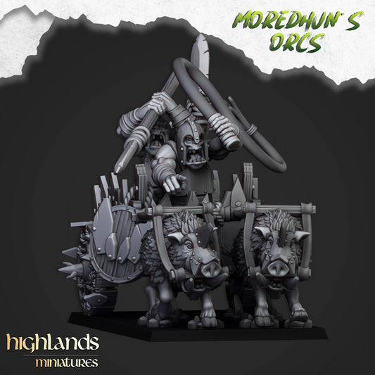 orc warrior chariot x1 from Highland miniatures 3D PRINTED MINIATURES