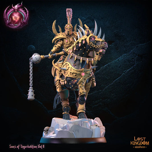 Lost Kingdom chaotic lust knight hero 3D PRINTED MINIATURES