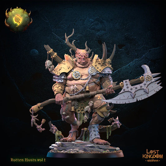 Lost Kingdom chaotic plague demon prince 3D PRINTED MINIATURES