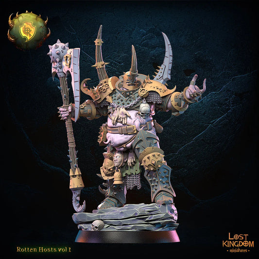 Lost Kingdom chaotic plague hero 3D PRINTED MINIATURES